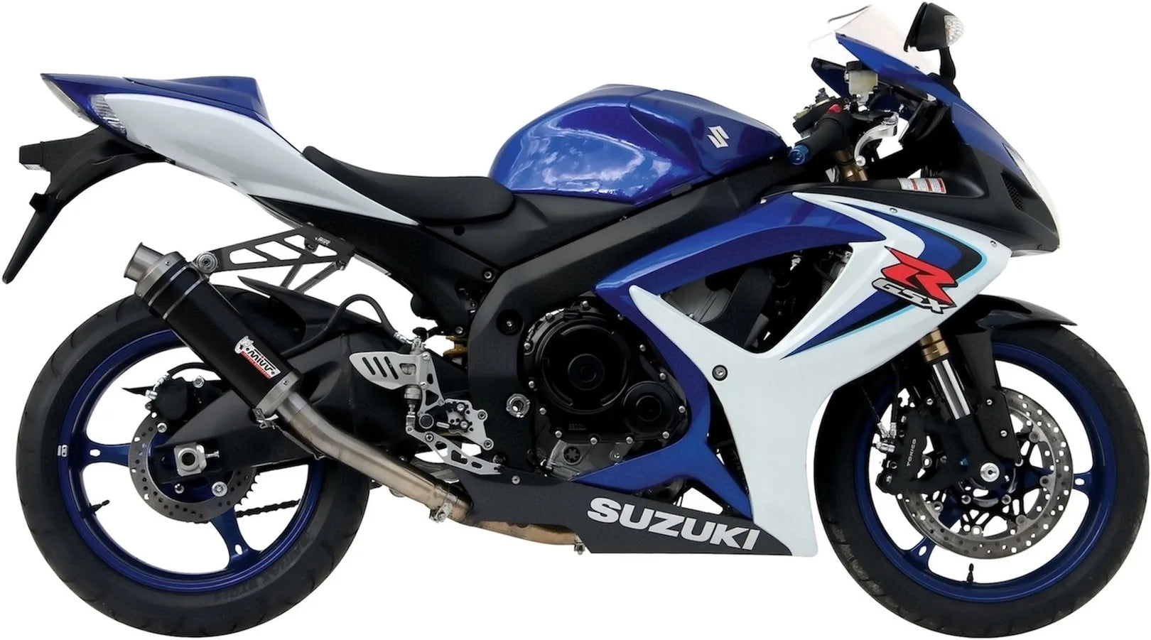 Tubo De Escape Con Catalizador Y Homologación Acústica Gp Carbono - Mivv Compatible Con Suzuki Gsx-R 750 (2006-2007)