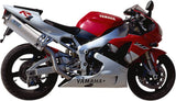 Tubo De Escape Con Homologación Acústica Oval Acero - Mivv Compatible Con Yamaha Yzf 1000 R1 (1998-2001)