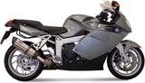 Tubo De Escape Sin Catalizador Y Con Homologación Acústica Suono Acero Carbono - Mivv Compatible Con Bmw K 1200 S (2005-2008)