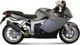 Tubo De Escape Sin Catalizador Y Con Homologación Acústica Suono Acero Negro Carbono - Mivv Compatible Con Bmw K 1200 Gt (2005-2008)