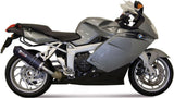 Catalytic Exhaust Tip With Sound Certification Oval Carbon Carbon - Mivv Compatible With Bmw K 1200 Gt (2005-2008)