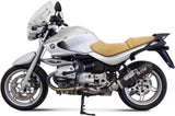 Exhaust Tip With Noise Certification Oval Carbon Carbon - Mivv Compatible With Bmw R 1150 (2000-2006)