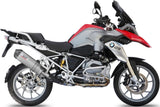 Tubo De Escape Con Homologación Acústica Oval Titano Carbono - Mivv Compatible Con Bmw R 1200 Gs (2013-2018)