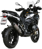 Exhaust Tip With Noise Certification Oval Titanium Carbon - Mivv Compatible With Bmw R 1250 Gs Adventure (2019-2023)