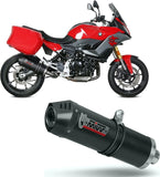 Tubo De Escape Con Homologación Acústica Oval Carbono Carbono - Mivv Compatible Con Bmw F 900 Xr (2020-2024)