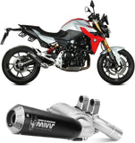 Tubo De Escape Con Homologación Acústica X-M1 Acero Negro - Mivv Compatible Con Bmw F 900 R (2020-2024)