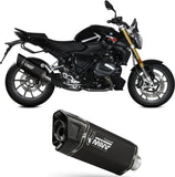 Tubo De Escape Con Homologación Acústica Sr-1 Titano Negro - Mivv Compatible Con Bmw R 1250 (2021-2024)