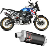 Tubo De Escape Con Homologación Acústica Dakar Acero Negro - Mivv Compatible Con Bmw F 900 Gs (2024)