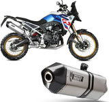 Tubo De Escape Con Homologación Acústica Speed Edge Acero Carbono - Mivv Compatible Con Bmw F 900 Gs (2024)