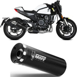 Tubo De Escape Con Homologación Acústica Hr-1 Acero Negro - Mivv Compatible Con Cfmoto 700 Cl-X (2023-2024)