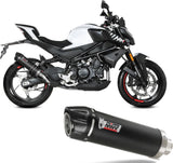 Exhaust Tip With Noise Certification Gp Carbon - Mivv Compatible With Cfmoto 450 Nk (2023-2024)