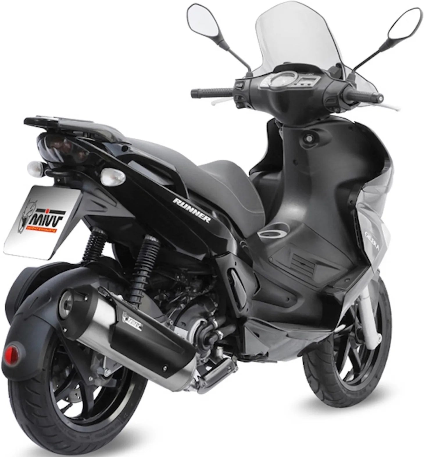 Sistema De Escape Completo Con Catalizador Y Homologación Acústica Urban Acero - Mivv Compatible Con Gilera Nexus 300 (2008-2013)