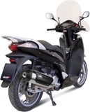 Complete Catalytic Exhaust System With Sound Certification Urban Stainless Steel - Mivv Compatible With Honda Sh 300 (2007-2014)