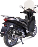 Sistema De Escape Completo Con Catalizador Y Homologación Acústica Urban Acero - Mivv Compatible Con Honda Sh 300 (2007-2014)