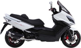 Complete Non-Catalytic Exhaust System With Sound Certification Urban Stainless Steel - Mivv Compatible With Kymco Xciting 500 (2005-2014)