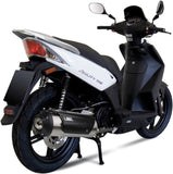 Complete Catalytic Exhaust System With Sound Certification Urban Stainless Steel - Mivv Compatible With Kymco Agility 200 R16 (2014-2016)
