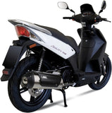 Sistema De Escape Completo Con Catalizador Y Homologación Acústica Urban Acero - Mivv Compatible Con Kymco Agility 125 (2008-2012)