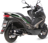 Complete Non-Catalytic Exhaust System With Sound Certification Urban Stainless Steel - Mivv Compatible With Kymco Downtown 300 (2009-2012)