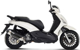 Sistema De Escape Completo Sin Catalizador Y Con Homologación Acústica Urban Acero - Mivv Compatible Con Piaggio Beverly 125 (2010-2012)