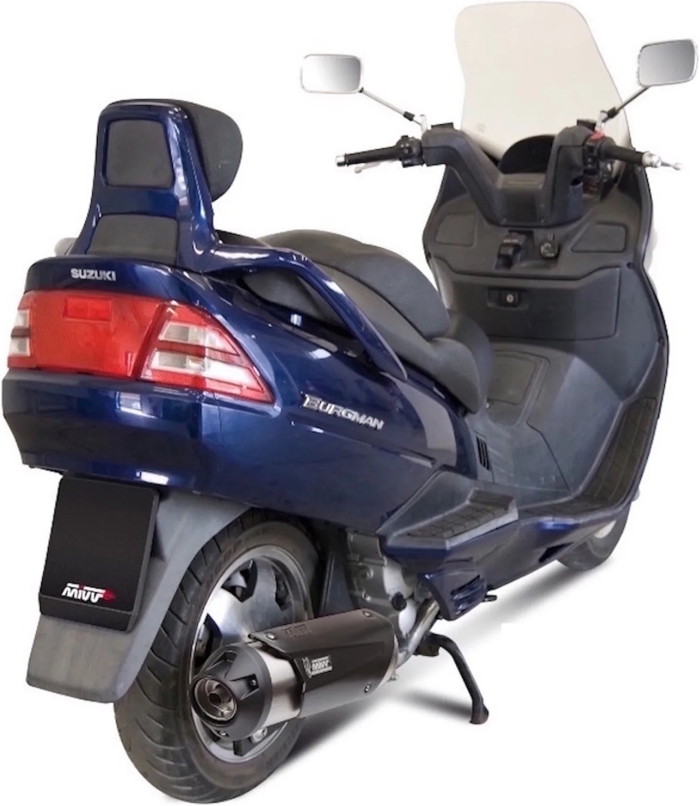Sistema De Escape Completo Sin Catalizador Y Con Homologación Acústica Urban Acero - Mivv Compatible Con Suzuki An 400 Burgman (1999-2002)