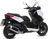 Tubo De Escape Sin Catalizador Y Con Homologación Acústica Urban Acero - Mivv Compatible Con Yamaha X-Max 400 (2013-2016)