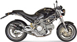 Dual Exhaust System With Sound Certification Gp Carbon - Mivv Compatible With Ducati Monster 620 (2002-2006)