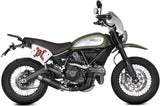 Catalytic Exhaust Tip With Sound Certification Gppro Steel Black - Mivv Compatible With Ducati Scrambler 800 (2015-2020)