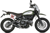 Tubo De Escape Con Catalizador Y Homologación Acústica Gppro Acero Negro - Mivv Compatible Con Ducati Scrambler 800 (2015-2020)