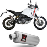 Exhaust Tip With Noise Certification Dakar Titanium - Mivv Compatible With Ducati Desert-X (2022-2024)