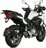 Tubo De Escape Con Homologación Acústica Oval Carbono Carbono - Mivv Compatible Con Benelli Trk 502 (2017-2024)