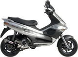 Tubo De Escape Con Homologación Acústica Gp Acero Negro - Mivv Compatible Con Gilera Runner 200 (2003-2004)