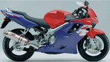 Exhaust Tip With Noise Certification Oval Stainless Steel - Mivv Compatible With Honda Cbr 600 F (1999-2000)