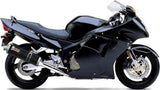 Escape Doble Sin Catalizador Con Homologación Acústica Oval Carbono - Mivv Compatible Con Honda Cbr 1100 Xx (1997-2006)