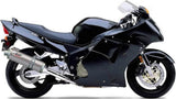 Escape Doble Sin Catalizador Con Homologación Acústica Oval Titano - Mivv Compatible Con Honda Cbr 1100 Xx (1997-2006)