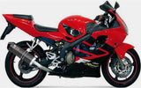 Tubo De Escape Con Catalizador Y Homologación Acústica Oval Carbono Carbono - Mivv Compatible Con Honda Cbr 600 F (2001-2010)