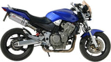 Escape Doble Sin Catalizador Con Homologación Acústica Oval Acero - Mivv Compatible Con Honda Hornet 900 (2002-2006)