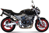 Tubo De Escape Con Catalizador Y Homologación Acústica Oval Carbono Carbono - Mivv Compatible Con Honda Hornet 600 (2003-2006)