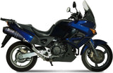 Doble Salida De Escape Con Catalizador Y Homologación Acústica Oval Carbono Carbono - Mivv Compatible Con Honda Xl 1000 Varadero (2003-2011)