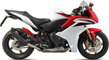 Tubo De Escape Con Homologación Acústica Suono Acero Negro Carbono - Mivv Compatible Con Honda Hornet 600 (2007-2013)