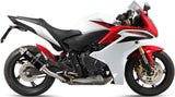 Tubo De Escape Con Homologación Acústica Gp Acero Negro - Mivv Compatible Con Honda Hornet 600 (2007-2013)