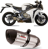 Tubo De Escape Con Homologación Acústica Suono Acero Carbono - Mivv Compatible Con Honda Cbr 1000 Rr (2008-2013)