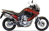Tubo De Escape Sin Catalizador Y Con Homologación Acústica Oval Acero - Mivv Compatible Con Honda Xlv 700 Transalp (2008-2013)