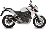 Exhaust Tip With Noise Certification Gp Carbon - Mivv Compatible With Honda Cb 500 F (2013-2015)