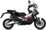 Tubo De Escape Con Homologación Acústica Suono Acero Negro Carbono - Mivv Compatible Con Honda X-Adv 750 (2017-2024)