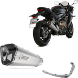 Sistema De Escape Completo Sin Catalizador Y Con Homologación Acústica Delta Race Acero Carbono - Mivv Compatible Con Honda Cbr 650 R (2019-2023)