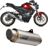 Sistema De Escape Completo Sin Catalizador Y Con Homologación Acústica Gppro Titano - Mivv Compatible Con Honda Cb 125 R (2021-2024)
