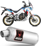 Tubo De Escape Con Homologación Acústica Dakar Acero - Mivv Compatible Con Honda Crf 1100 L Africa Twin (2020-2023)