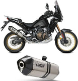 Tubo De Escape Con Homologación Acústica Speed Edge Acero Carbono - Mivv Compatible Con Honda Crf 1100 L Africa Twin (2020-2023)