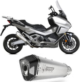 Tubo De Escape Con Homologación Acústica Delta Race Acero Carbono - Mivv Compatible Con Honda Forza 750 (2021-2024)