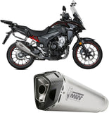 Tubo De Escape Con Homologación Acústica Delta Race Acero Carbono - Mivv Compatible Con Honda Cb 500 X (2021-2024)